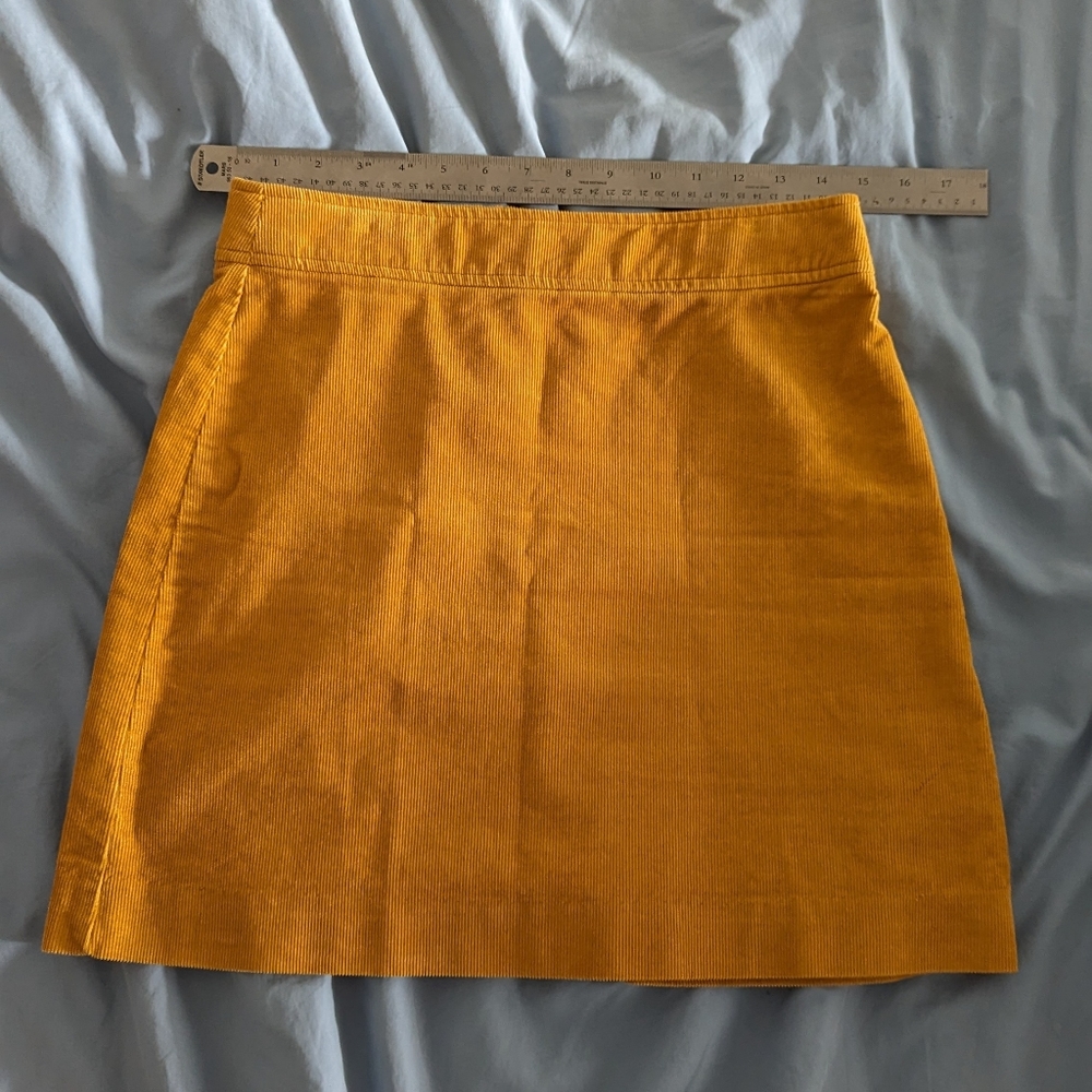 J.Crew corduroy a-line skirt size 2